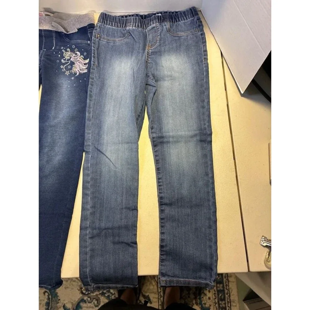Jeans, dress, Handemade pull over size 8